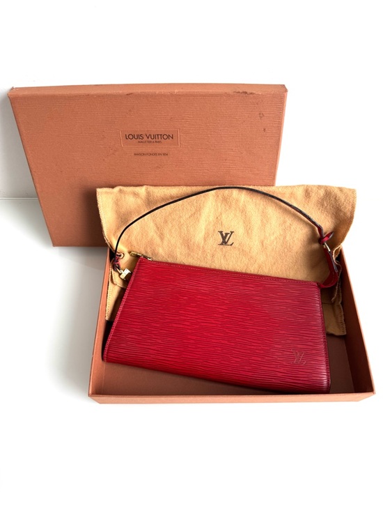 Louis Vuitton Handbags - Louis Vuitton with box and dust bag Epi Leather Pochette